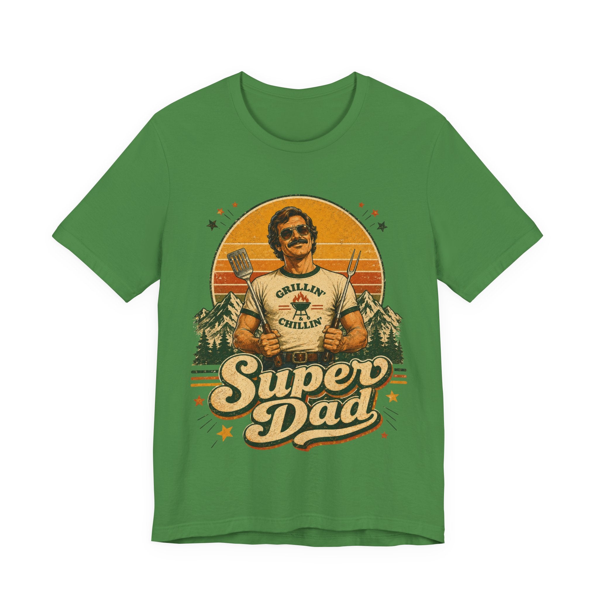 Super Dad Retro Vintage T-Shirt | 70s Style Father's Day Gift For Him