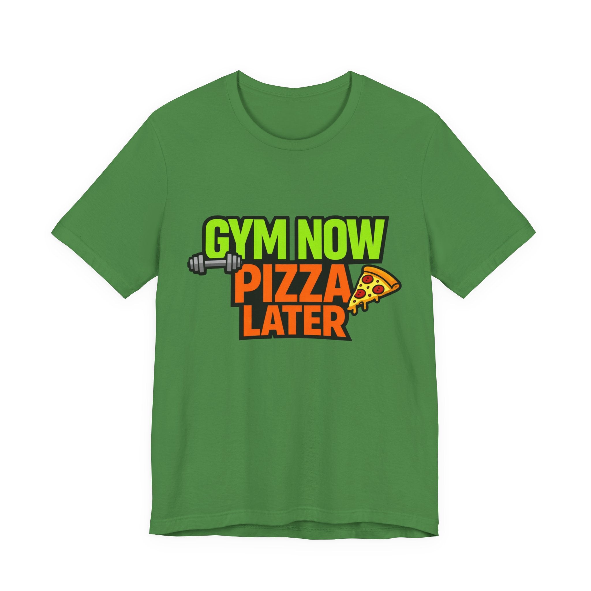 Gym Now Pizza Later T-Shirt – Funny Fitness & Food Lover Tee 🍕💪