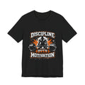 Discipline Over Motivation T-Shirt – Weightlifting Gym Tee for Fitness Enthusiasts