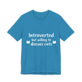 Introverted but willing to discuss cats