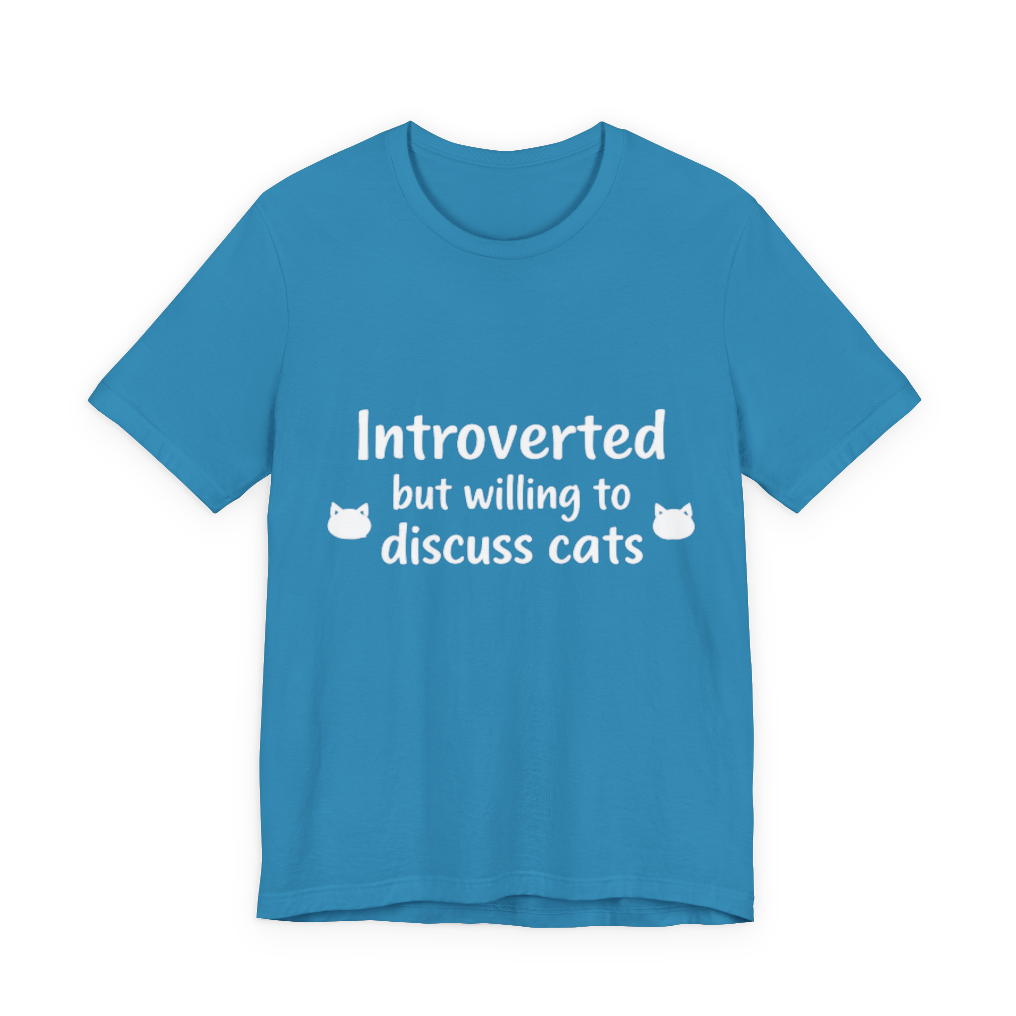 Introverted but willing to discuss cats