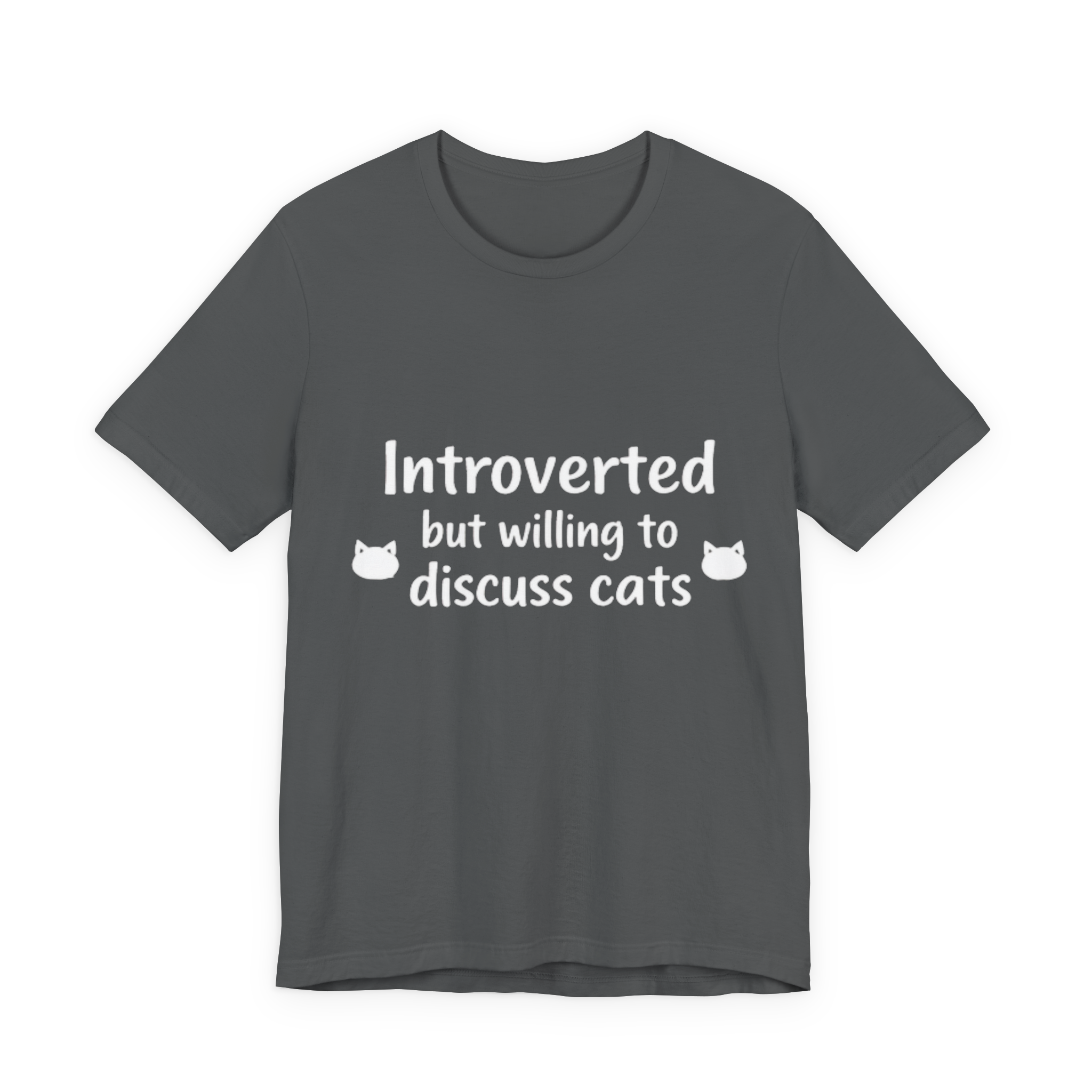 Introverted but willing to discuss cats