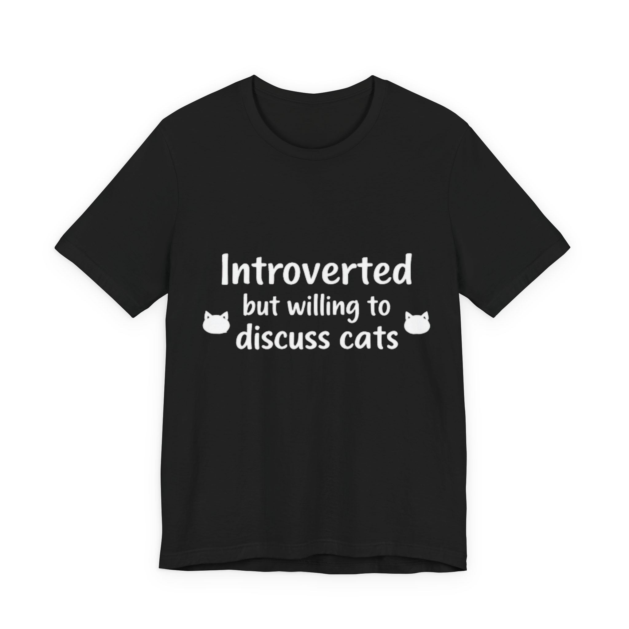 Introverted but willing to discuss cats