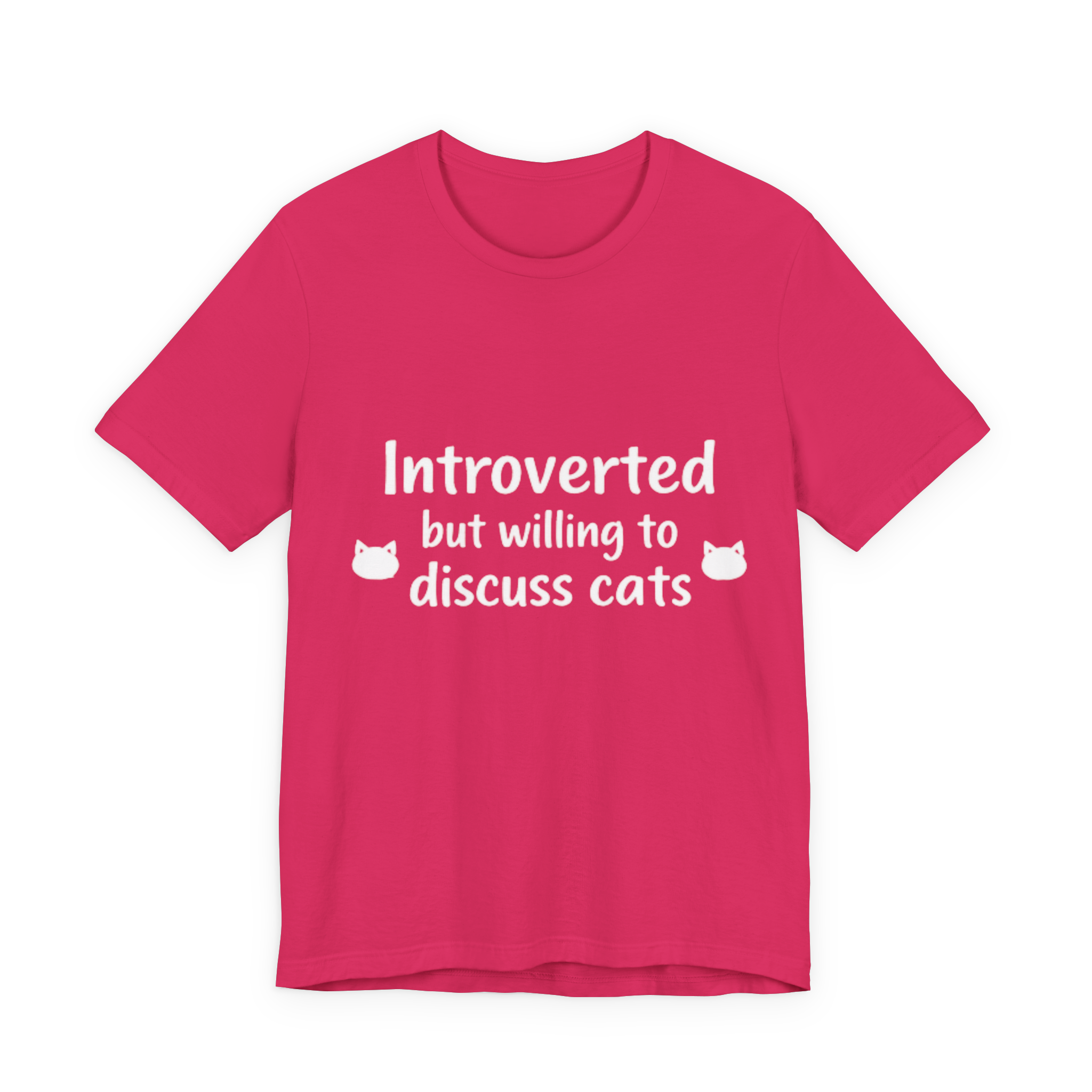 Introverted but willing to discuss cats