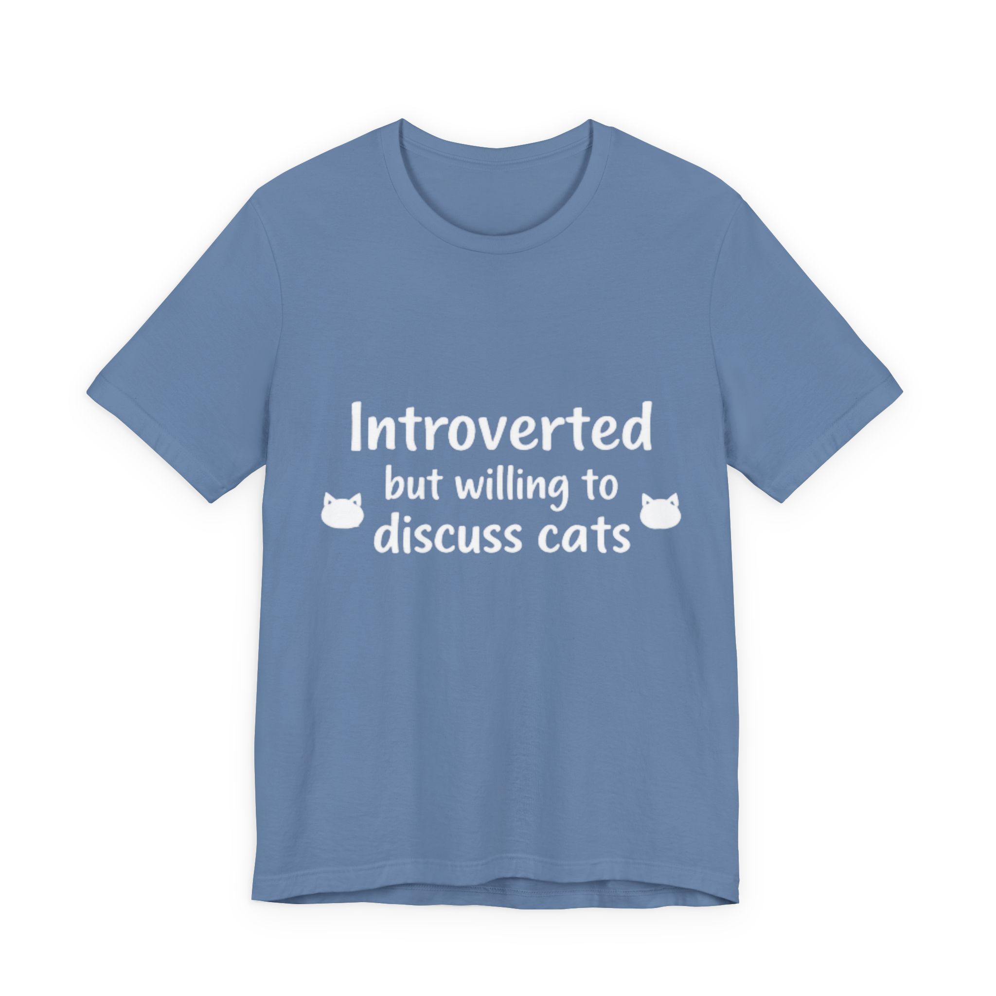 Introverted but willing to discuss cats