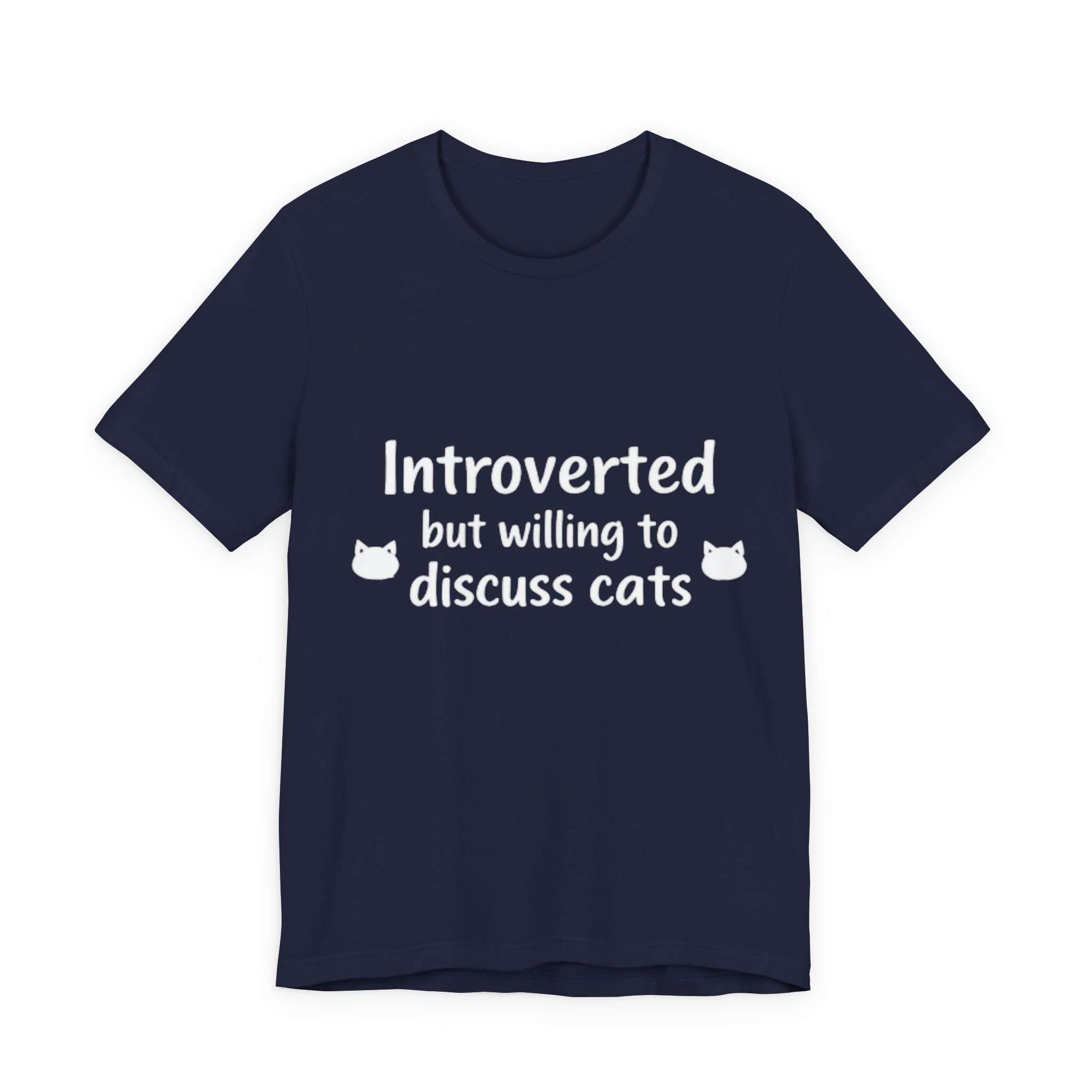 Introverted but willing to discuss cats
