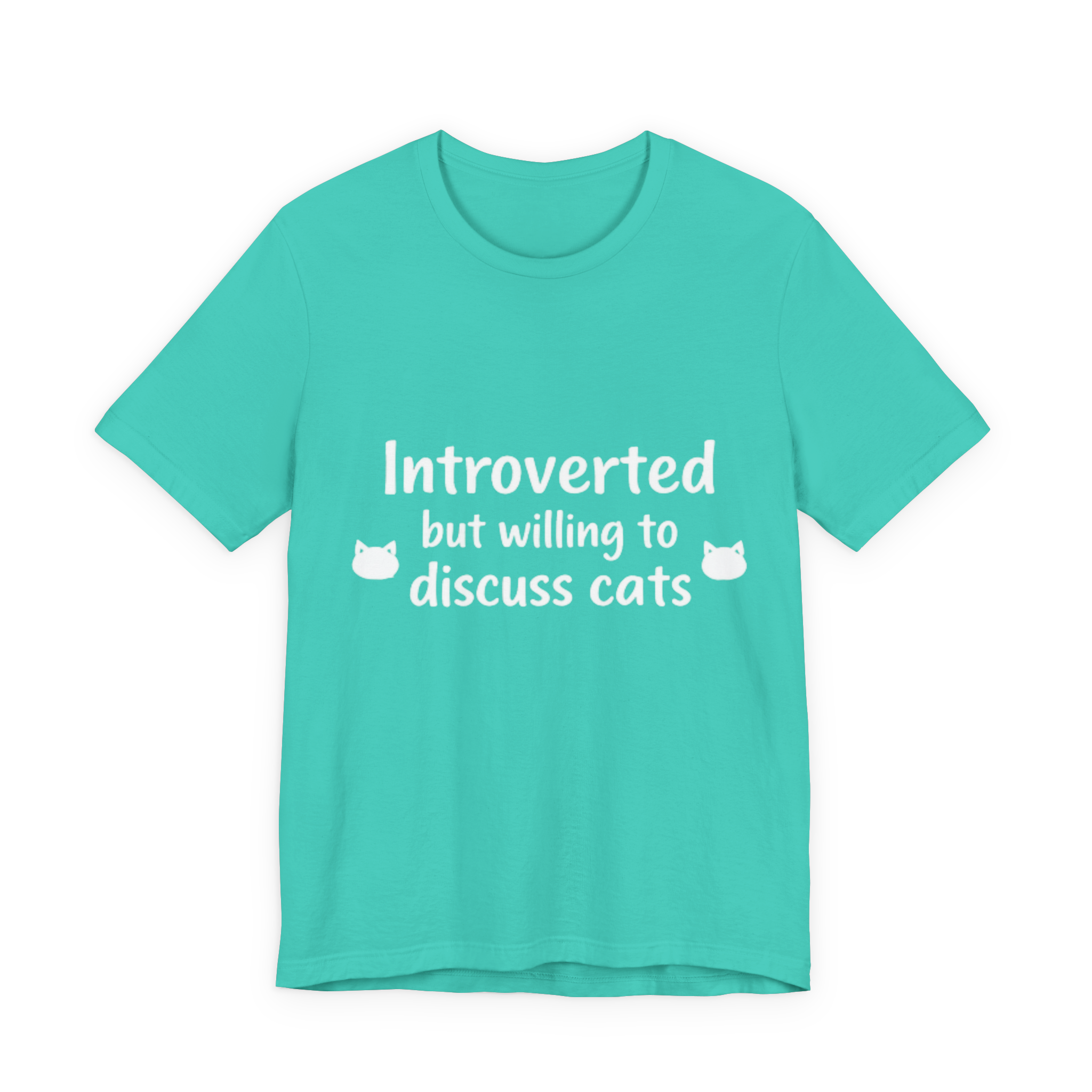 Introverted but willing to discuss cats